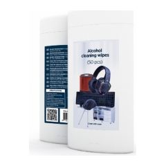 Gembird Alcohol cleaning wipes 50pcs