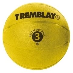 Весовой мяч Набивной мяч TREMBLAY 3кг D23см Желтый для метания