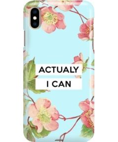 Fusion Actualy I Can Back Case Silikona Aizsargapvalks Priekš  Apple iPhone 11 Pro Gaiši Zils