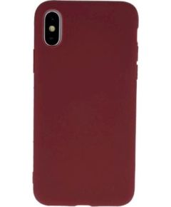 Fusion Soft Matte Back Case Силиконовый чехол для Apple iPhone 11 Pro Max Темно Красный