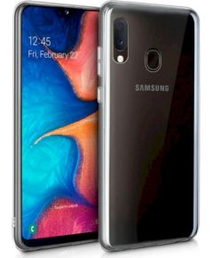 GoodBuy ultra 0.3 mm silikona aizsargapvalks telefonam Samsung A202 Galaxy A20e caurspīdīgs