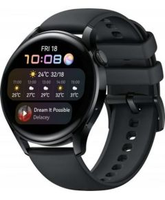 Huawei Watch 3 Black Active Edition Viedpulkstenis