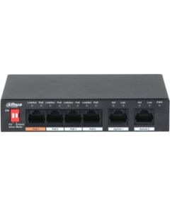 Switch|DAHUA|PFS3006-4ET-60|Type L2|PoE ports 4|60 Watts|DH-PFS3006-4ET-60-V2