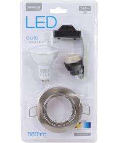 Omega LED spuldze GU10 7W 2800K Kit