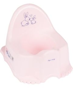 Bērnu podiņš ECO RABBITS pink TegaBaby KR-007