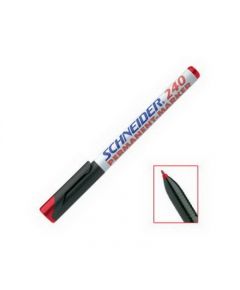 Noturīgais marķieris SCHNEIDER Maxx 240 konisks 1-2mm, sarkans