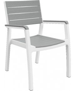 Keter Dārza krēsls Harmony Armchair balts/gaiši pelēks