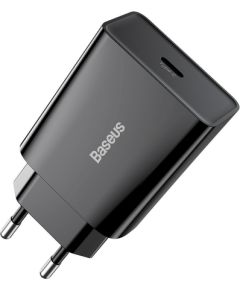 Baseus CCFS-SN01 tīkla lādētājs USB-C / 20W / 3A melns