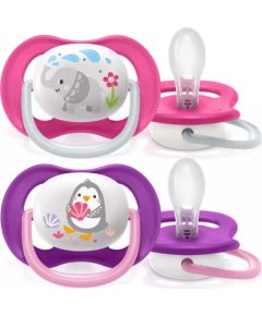 Philips Avent māneklītis Ultra Air Animals, 6-18M (2 gab), meitenēm - SCF080/08