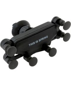 Универсальный автомобильный держатель для дефлекторов Fusion для любых устройств шириной до 90 мм черный