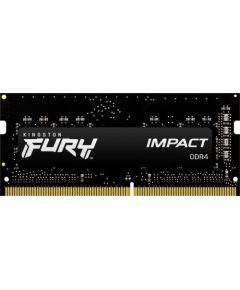 Kingston Fury Impact laptop memory, SODIMM, DDR4, 8 GB, 3200 MHz, CL20 (KF432S20IB / 8)