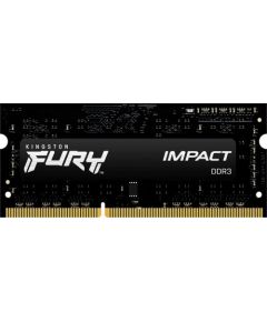 Kingston Fury Impact laptop memory, SODIMM, DDR3L, 4 GB, 1866 MHz, CL11 (KF318LS11IB / 4)