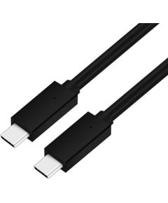 Platinet cable USB-C - USB-C 5A 100W 2m, black (45579)