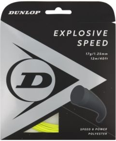 Stings for tennis DUNLOP EXPLOSIVE SPEED 1,25mm 17G 12M Yellow