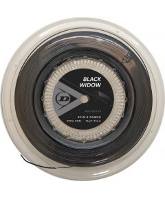 Струны для тениса Dunlop Black Widow 1.31mm 200m Co-PE monofilament чёрная