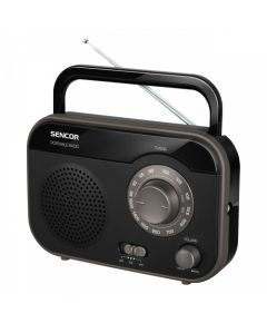 Sencor SRD 210 B pārnēsājams radio. Melns