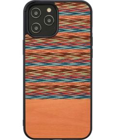 MAN&WOOD case for iPhone 12/12 Pro browny check black