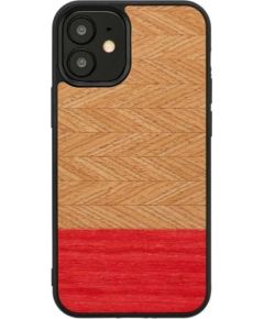 MAN&WOOD case for iPhone 12 mini herringbone azalea black