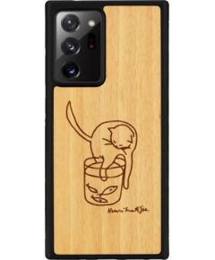 MAN&WOOD case for Galaxy Note 20 Ultra cat with fish