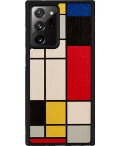 MAN&WOOD case for Galaxy Note 20 Ultra mondrian wood black