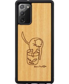 MAN&WOOD case for Galaxy Note 20 cat with fish
