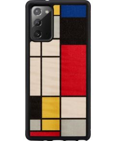 MAN&WOOD case for Galaxy Note 20 mondrian wood black