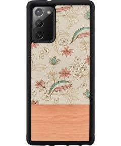 MAN&WOOD case for Galaxy Note 20 pink flower black