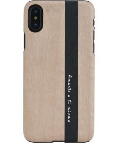 MAN&WOOD SmartPhone case iPhone X/XS diario black