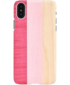 MAN&WOOD SmartPhone case iPhone X/XS pink pie white