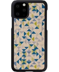 MAN&WOOD SmartPhone case iPhone 11 Pro blue triangle black