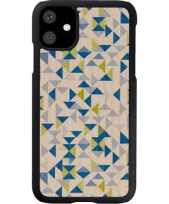 MAN&WOOD SmartPhone case iPhone 11 blue triangle black