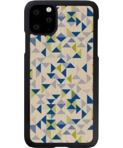 MAN&WOOD SmartPhone case iPhone 11 Pro Max blue triangle black