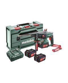 Metabo 18V komplekts, Urbjmašīna BS 18 + kombinētā triecienurbjmašīna KHA 18 LTX