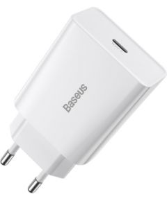 Baseus Speed Mini Quick Charger, USB-C, PD, 3A, 20W (white)