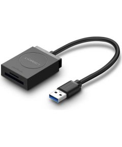 Ugreen CR127 USB 3.0 karšu lasītājs SD / SDHC / SDXC, microSD / microSDHC / microSDXC melns