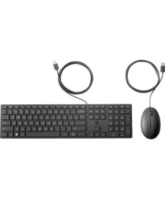 HP Wired 320MK Mouse Keyboard combo - RUS / 9SR36AA#ACB