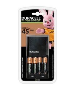 Duracell Hi-Speed Battery Charger + 2 x AA & 2 x AAA