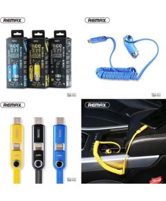 Remax Universal Cutie Car Charger Yellow
