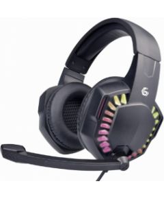 Gembird Gaming Headset with LED Light Effect Black