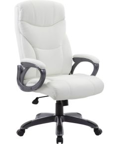 Рабочий стул CONNOR 73,5x65,5xH115-124см, сиденье и спинка: кожзаменитель, цвет: белый