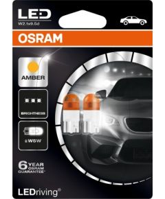 Osram spuldžu komplekts W5W LED Yellow BLI 2 gab.