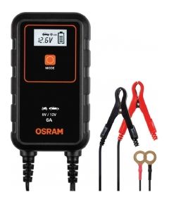 Akumulatoru lādētājs OSRAM BATTERYcharge 906, 6V-12V, max 6A akumulatora ietilpība: 110Ah