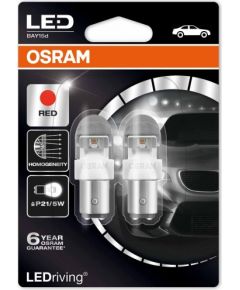 OSRAM spuldžu komplekts P21/5W P Red-LEDriving PREMIUM