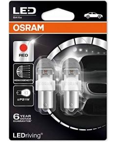 OSRAM spuldžu komplekts P21W LED 2W BA15s BLI 2 gab.