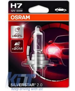 OSRAM spuldze H7 55W Silverstar