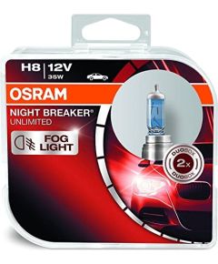OSRAM spuldžu komplekts H8 Night Breaker Unlimited BOX 2 gab.