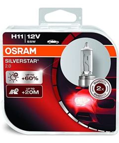 OSRAM H11 Spuldžu komplekts Silverstar BOX 2 gab.