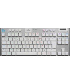 Logitech G915 TKL Tenkeyless LIGHTSPEED Wireless RGB Mechanical Gaming Keyboard White US Int'L