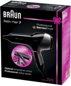 Hair Dryer Braun Satin Hair 7 SensoDryer HD780, Black