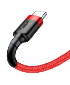 Cable Baseus USB2.0 A plug - USB C plug 0.5m QC3.0 red+red